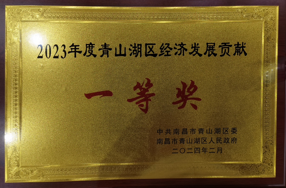 南昌市政建設(shè)集團(tuán)榮獲青山湖區(qū)2023年度發(fā)展貢獻(xiàn)獎